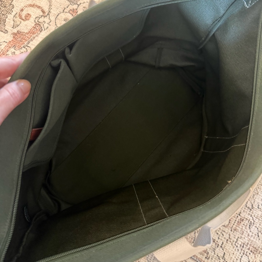 Canvas weekender tote bag. - Picture 5 of 5